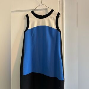 Kate Spade color block dress, size 8.
